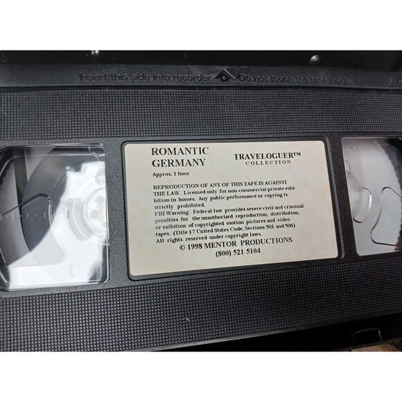 3) Vintage VHS Traveloguer Collection Romantic Germany, Switzerland, Ireland HTF - Picture 11 of 11